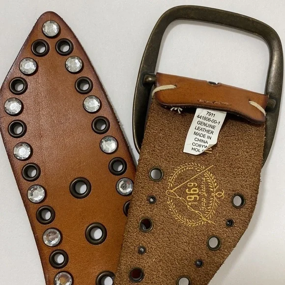 Gap Leather Belt Women's Medium Brown - Picture 2 of 5